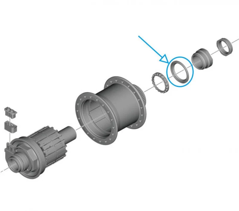 SHIMANO DICHTRING DH-UR708-3D - 708-3