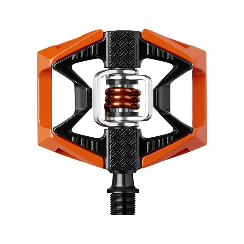 Crankbrothers Double Shot 2 Hybrid-Pedal orange-schwarz