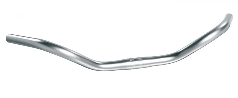 Ergotec Stuttgarter Lenker MAS Ø 25,4 mm 605 mm Rise 45 mm 53° silber