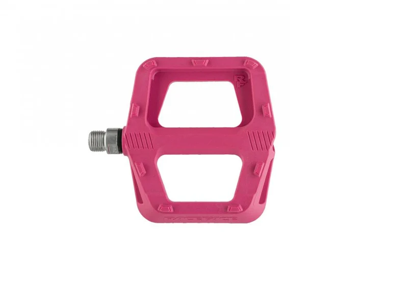 Race Face Ride Plattform-Pedal, magenta lila - robuster Grip für Trail & Alltag