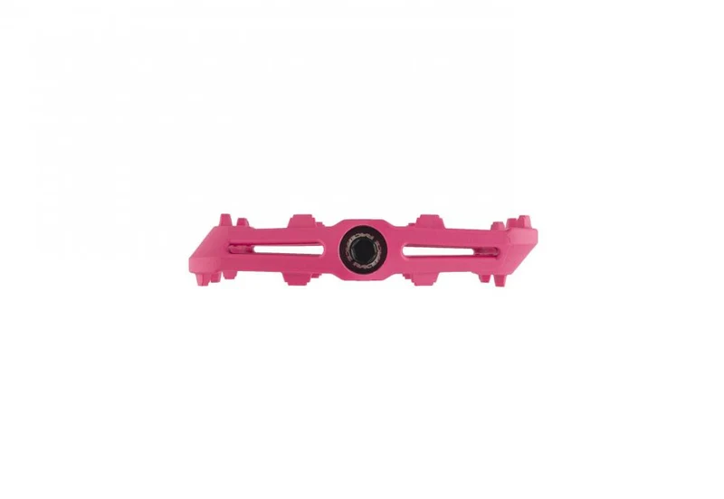 Race Face Ride Plattform-Pedal, magenta lila - robuster Grip für Trail & Alltag