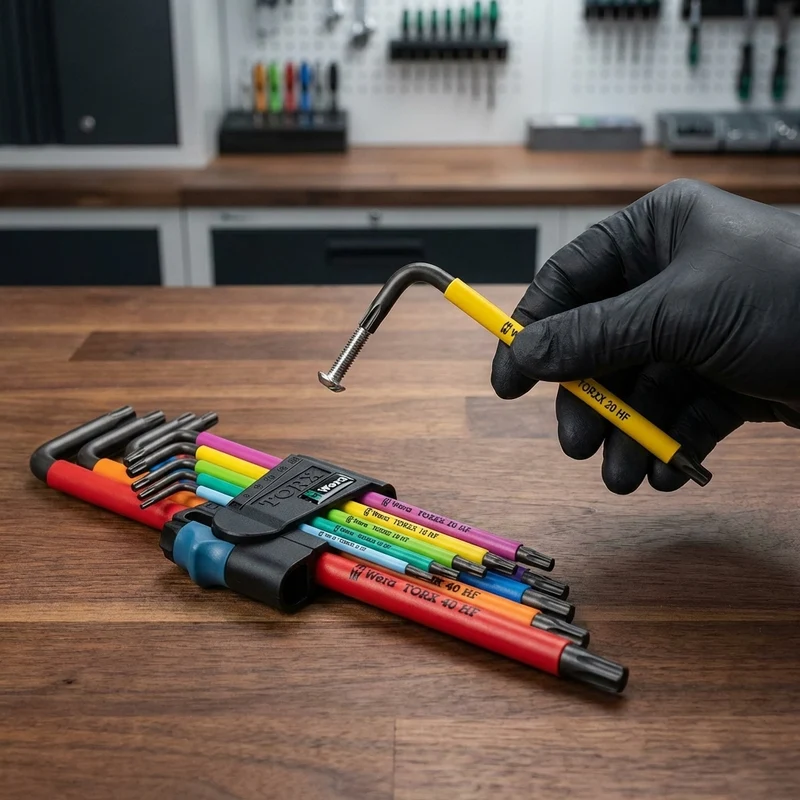 Wera 967/9 TX SXL Multicolour HF 1 Winkelschlüsselsatz 9-teilig