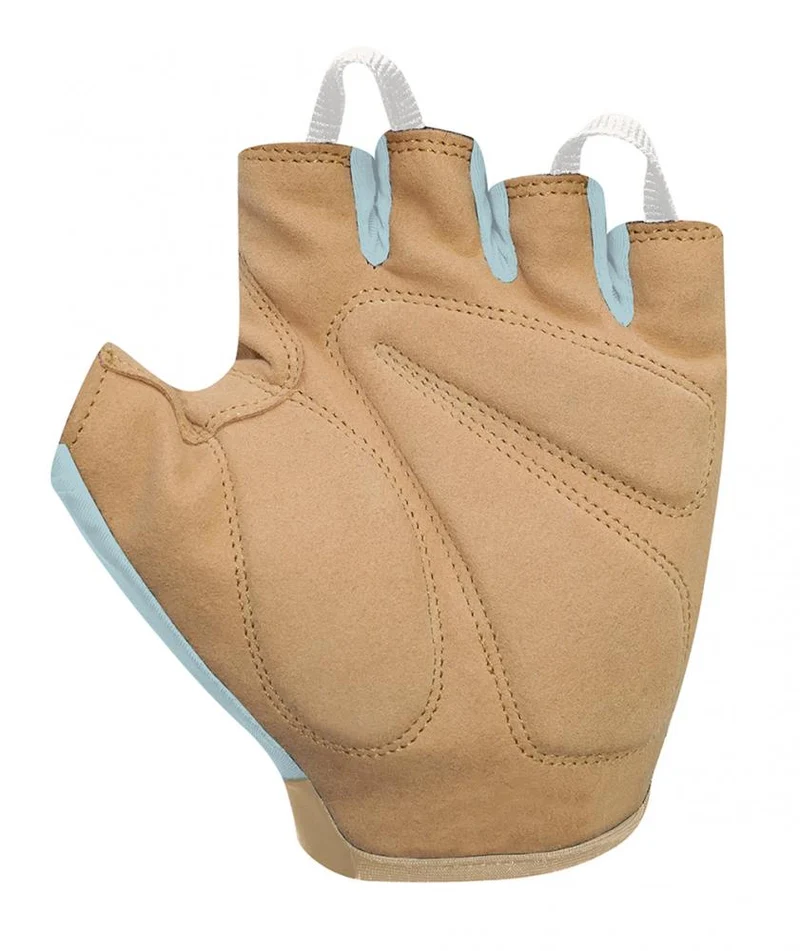 CHIBA ECO Glove Pro - Radhandschuhe hellblau, Größe M, atmungsaktiv & gepolstert