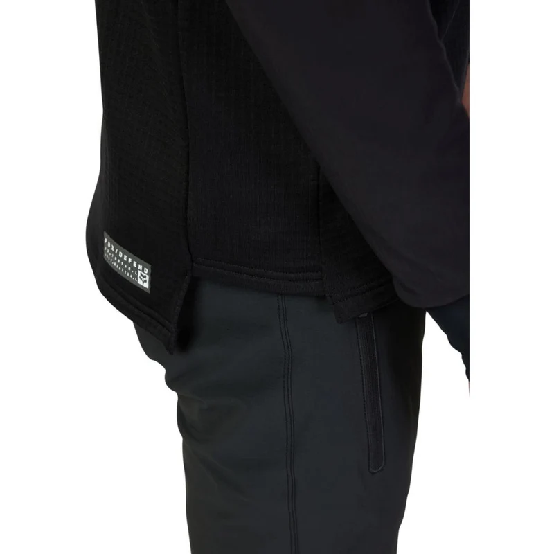 FOX Defend Thermal MTB-Hoodie Schwarz XXL mit Polartec Power Grid