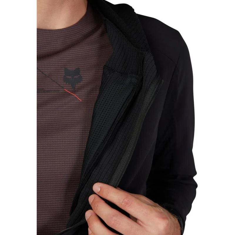 FOX Defend Thermal MTB-Hoodie Schwarz XXL mit Polartec Power Grid