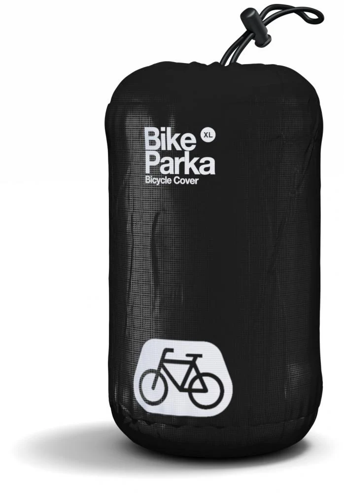 BikeParka Fahrradabdeckung XL Black - robuster Wetterschutz für große Fahrräder
