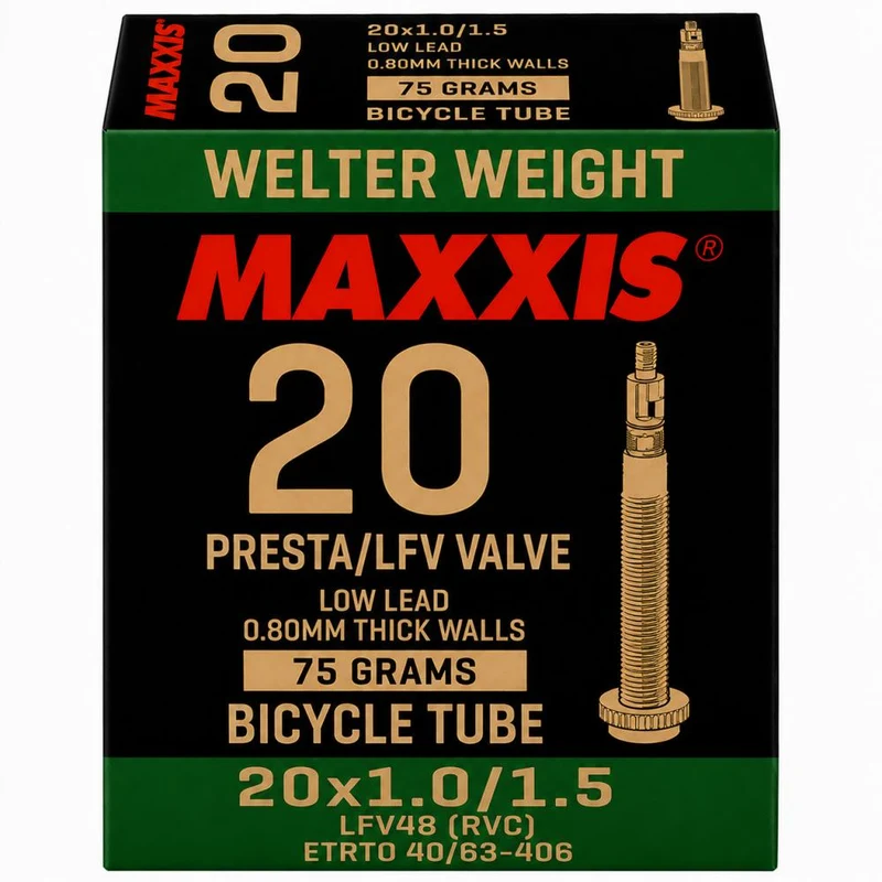 Maxxis WelterWeight Schlauch 20 x 1,00-1,50 Zoll - 25/40-406, SV 48 mm