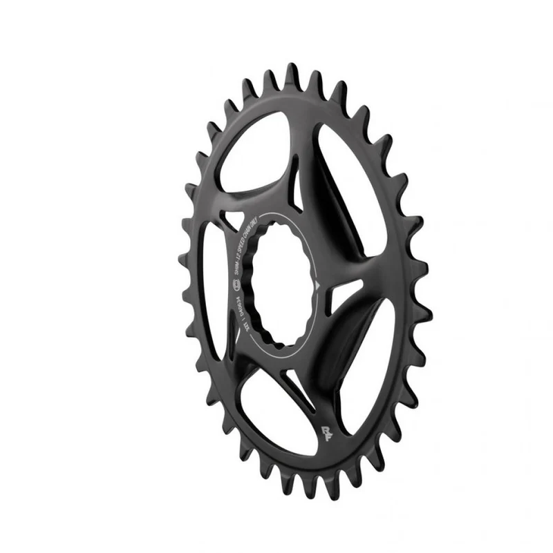 Race Face Cinch Direct Mount Stahl Kettenblatt 30T, 52 mm, schwarz - langlebige Performance für Shimano 12-fach