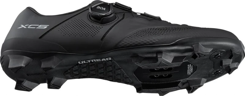 SHIMANO Fahrradschuhe XC503 Herren/Damen MTB SPD Fahrradschuhe Größe 48 breit, Schwarz