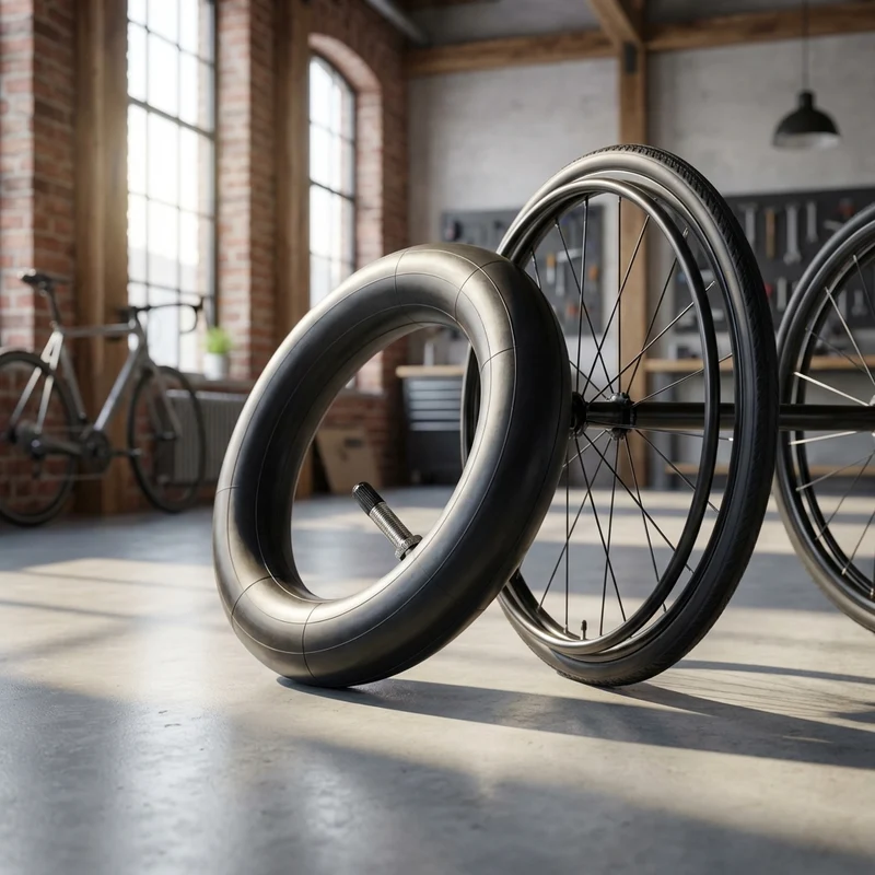Schwalbe AV9A 24" Fahrradschlauch, Autoventil 40 mm, passend für ETRTO 20/28-540/541, ideal für schmale Reifen und Rollstühle, hohe Lufthaltigkeit, langlebig
