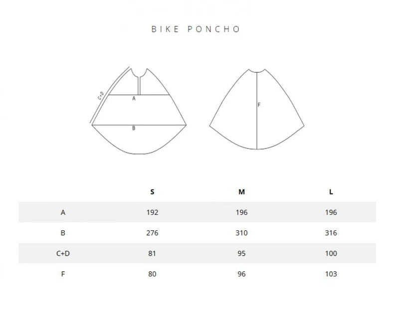 Tatonka Bike Poncho Fahrrad-Regenponcho Größe L Safety Yellow