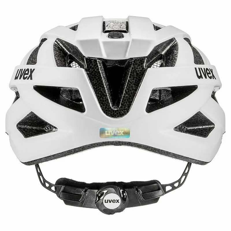 uvex i-vo cc Fahrradhelm White Matt 52-57 cm - leichter Allround-Helm mit 3D IAS 3.0, 24 Belüftungsöffnungen, Inmould-Technologie, optionalem Plug-in LED
