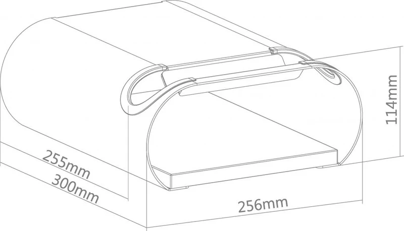 CONTEC bikeART tube Fahrrad-Wandhalterung, Stahl und Walnussholz, Silikonbeschichtung, für Oberrohr-Ø bis 55 mm, Tragfähigkeit bis 25 kg, inkl. Gurt, schwarz/walnuss