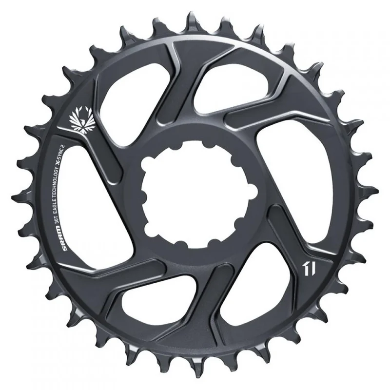 SRAM Kettenblatt X-Sync 2 SL Eagle 30T 6 mm lunargrau - Leichtes Boost-Upgrade