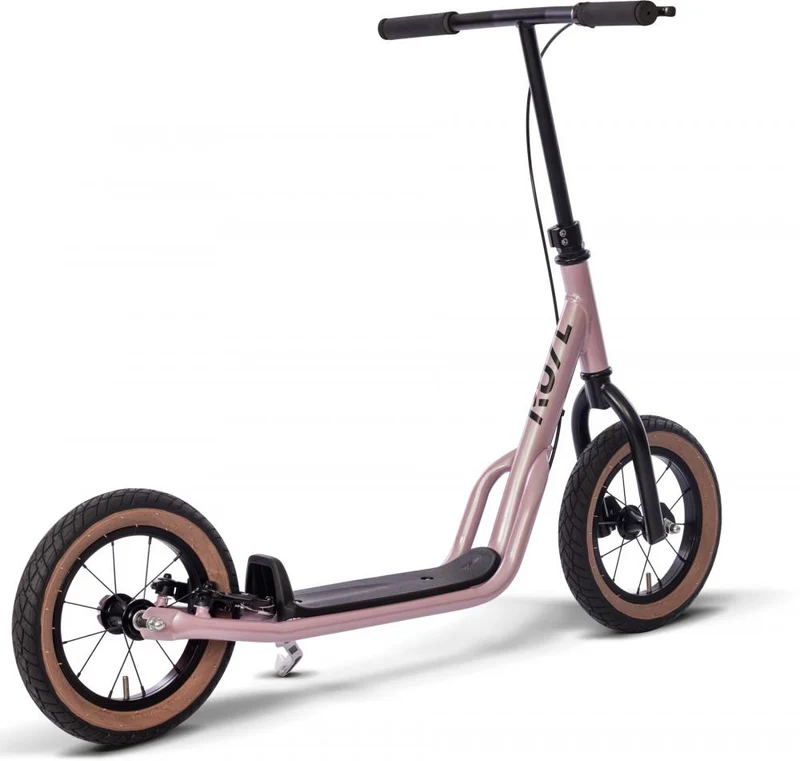PUKY R 07 L Kinderroller - Pearl Pink, 12 Zoll Luftreifen, V-Brake hinten, Seitenständer, 6,4 kg, ab 4,5 Jahren