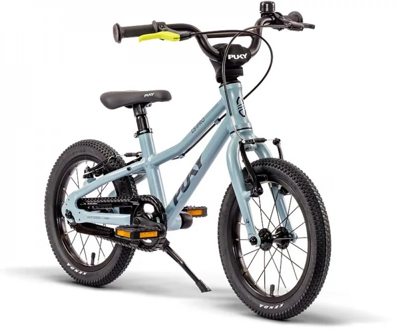 PUKY LS-PRO 14 Kinderfahrrad - 14 Zoll, Ash Blue, 5,3 kg, Aluminiumrahmen, Singlespeed, V-Brake, ab 3 Jahren