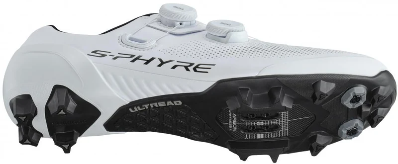 SHIMANO Fahrradschuhe XC903W Damen MTB SPD Größe 41 Weiß - leichte Rennschuhe für Cross Country