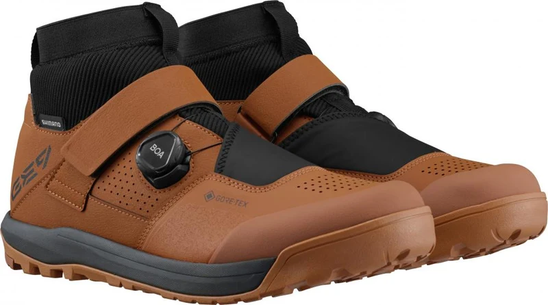 SHIMANO Fahrradschuhe GE900GTX Herren/Damen MTB SPD Größe 45 Braun