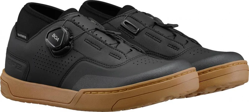 SHIMANO GF800 SCHUH WOMEN FLAT BLACK/AMBER Fahrradschuhe - 800,