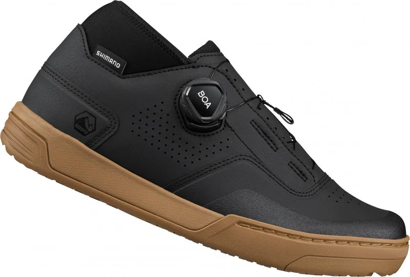 SHIMANO GF800, SCHUH, WOMEN, FLAT, BLACK/AMBER, GR. 42 Fahrradschuhe - 800,