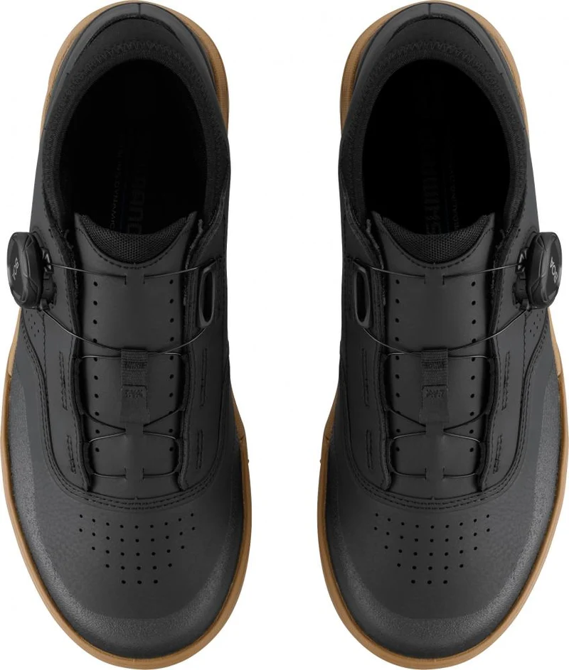 SHIMANO GF800, SCHUH, WOMEN, FLAT, BLACK/AMBER, GR. 42 Fahrradschuhe - 800,