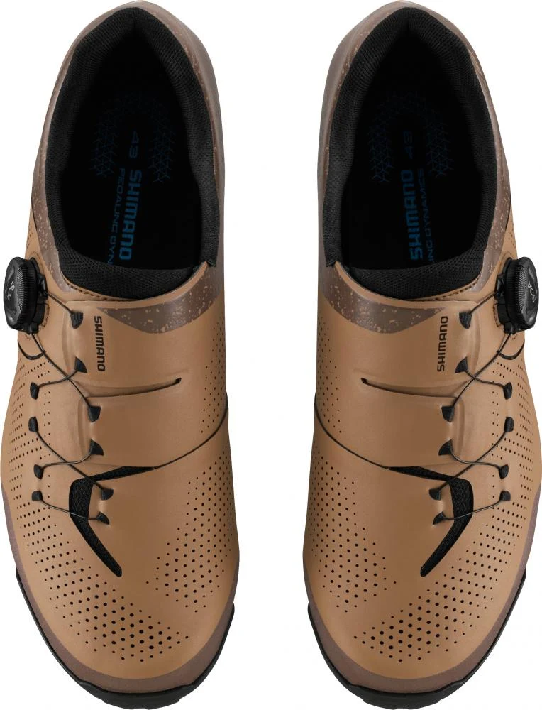 SHIMANO Fahrradschuhe XC302 Herren/Damen MTB SPD Größe 45 breit Braun Fahrradschuhe