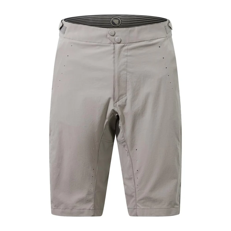 Endura GV500 Foyle Short fossil XL - schlank geschnittene Gravel Radhose, leicht und strapazierfähig, ideal kombinierbar mit GR500 Reiver Bibshort, hoher Tragekomfort