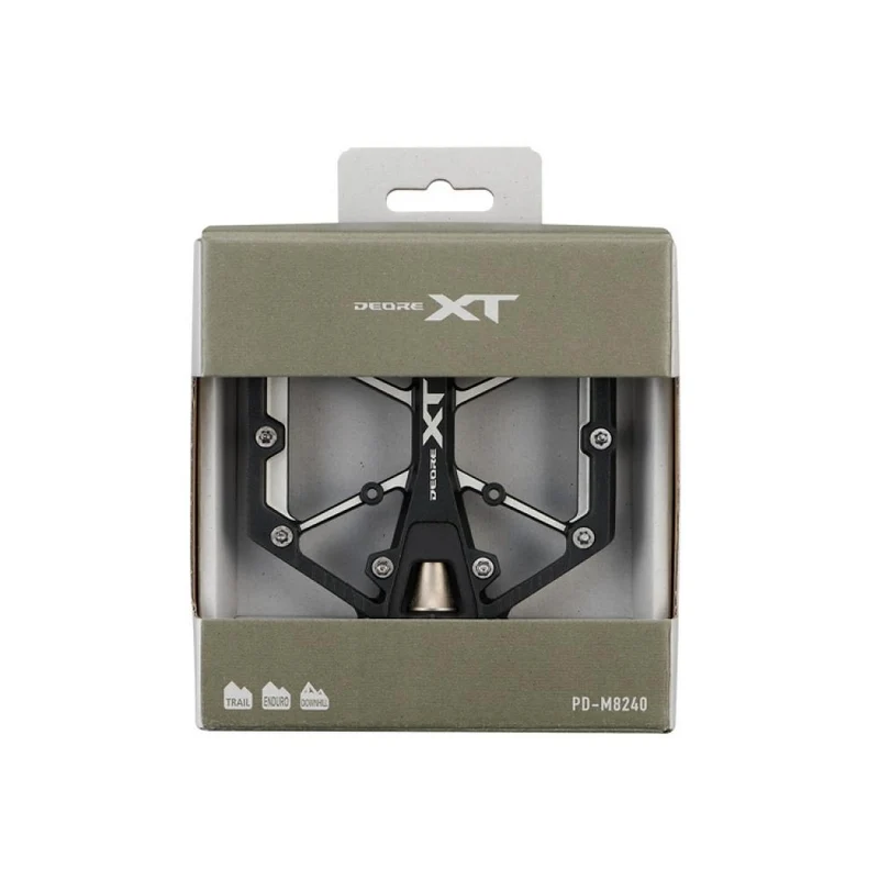 Shimano Deore XT PD-M8240 MTB-Plattformpedale Schwarz - 10 Pins je Seite
