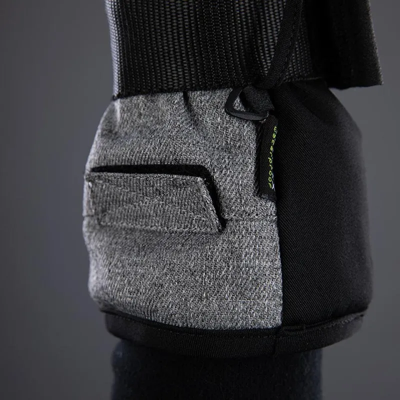 CHIBA Board Mitten - wasserdichte Primaloft Snowboard-/Bike-Handschuhe, Größe 9, Hlgrau/weiß