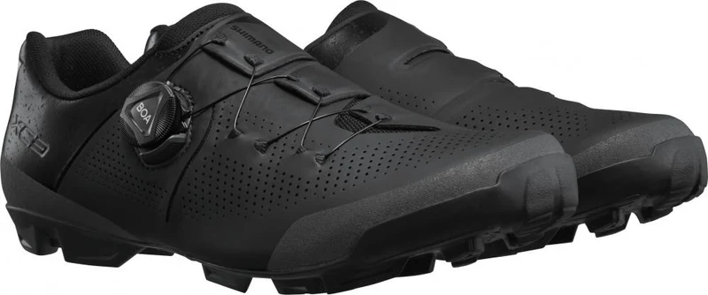 SHIMANO Fahrradschuhe XC302 Herren/Damen MTB SPD Größe 48 Schwarz