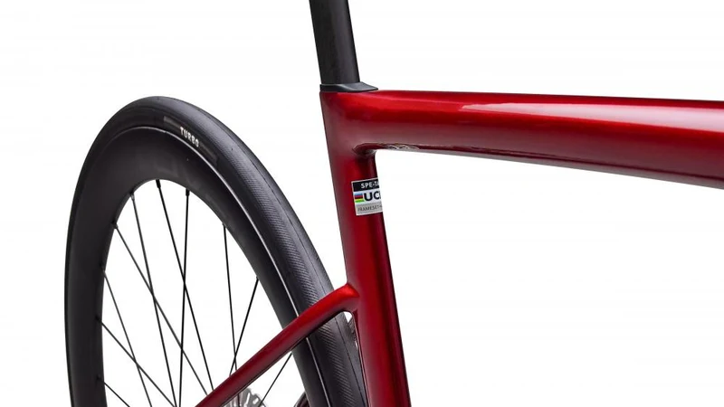 Specialized Tarmac SL8 Pro Rennrad - Größe 44, Gloss Red Sky Chrome, Shimano Ultegra Di2, Roval Rapide CL II, Powermeter