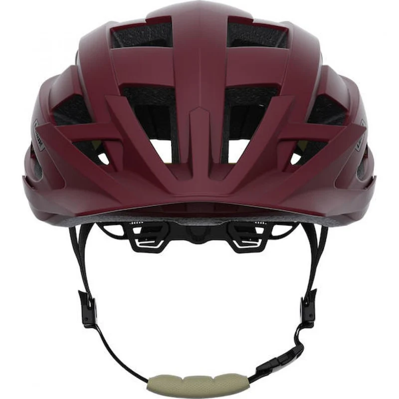 Limar Alben Fahrradhelm Größe L Matt Dunkelrot - 230 g Leichtgewicht mit 22 Belüftungsöffnungen
