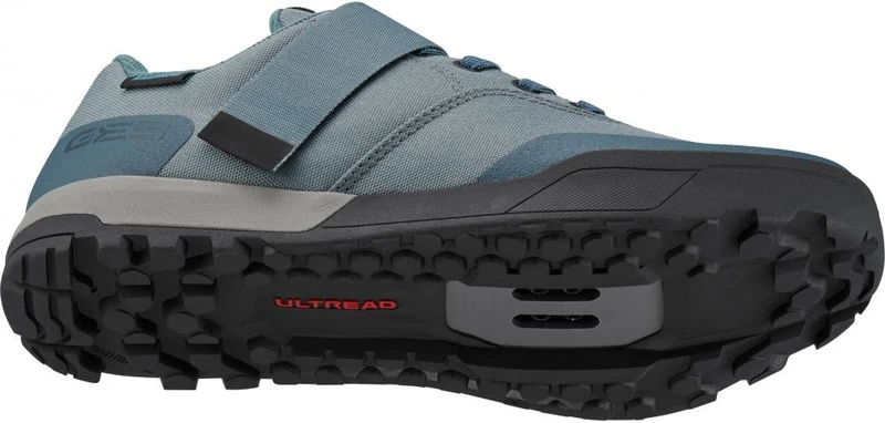 SHIMANO Fahrradschuhe GE500W Damen MTB SPD 39 Blau - Trailschuh für Flat- und Klickpedale