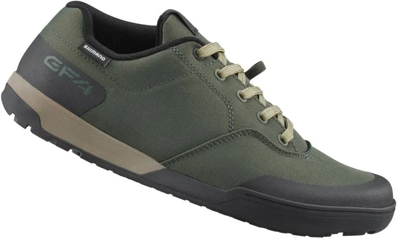 SHIMANO Fahrradschuhe GF400 Herren/Damen MTB FLATPEDAL Fahrradschuhe 47, Grün
