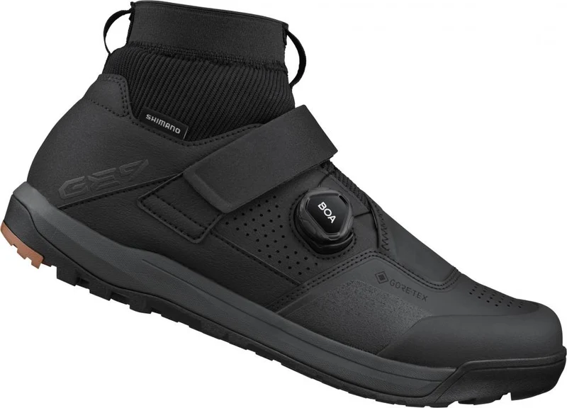 SHIMANO Fahrradschuhe GE900GTX Herren/Damen MTB SPD Größe 47 Schwarz - Gravity Enduro Wetterschutz