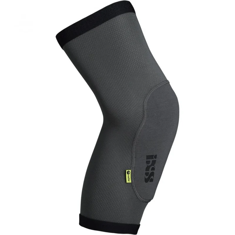 IXS Sports Division iXS Flow Light Knee Guard M grey - leichter Knieschoner mit Top-Schutz