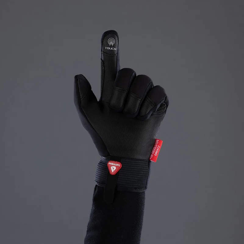 CHIBA Thermo X-Cross - wasserdichte Radhandschuhe, Touchfinger, Größe 11,5
