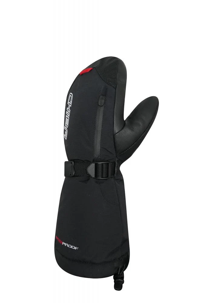 CHIBA Thermo Mitten - wasserdichte, winddichte Radhandschuhe mit Primaloft, Größe 7, schwarz