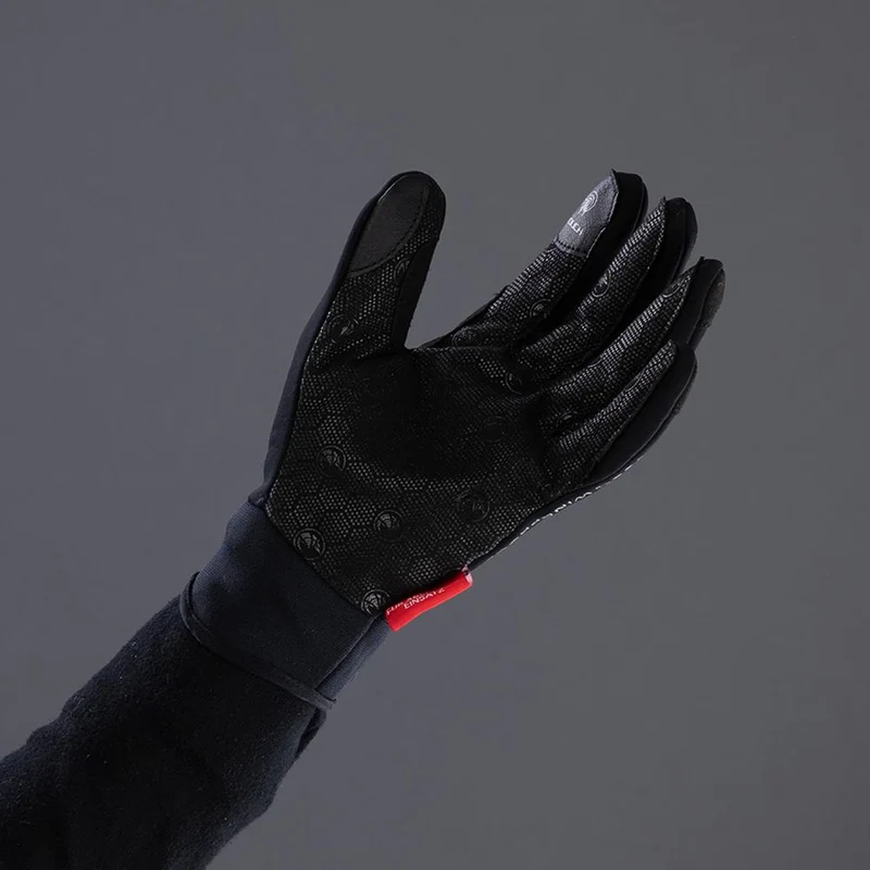 CHIBA Competition Plus - Radhandschuhe schwarz, Größe 8,5, winddicht & atmungsaktiv