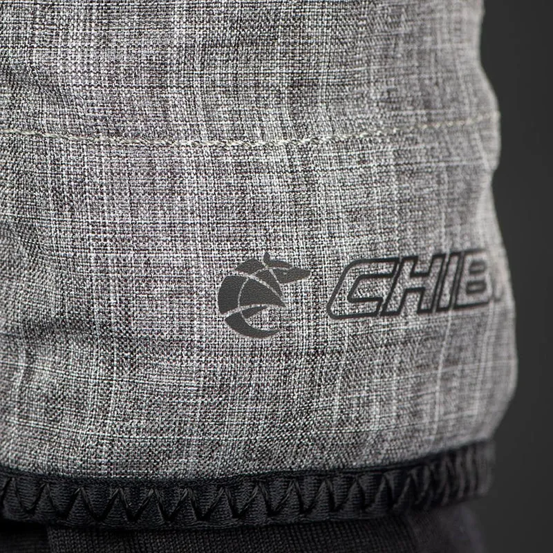 CHIBA Overflap Light - Radhandschuhe L hellgrau, wind- & wasserdicht, Thermofleece, Touchfinger