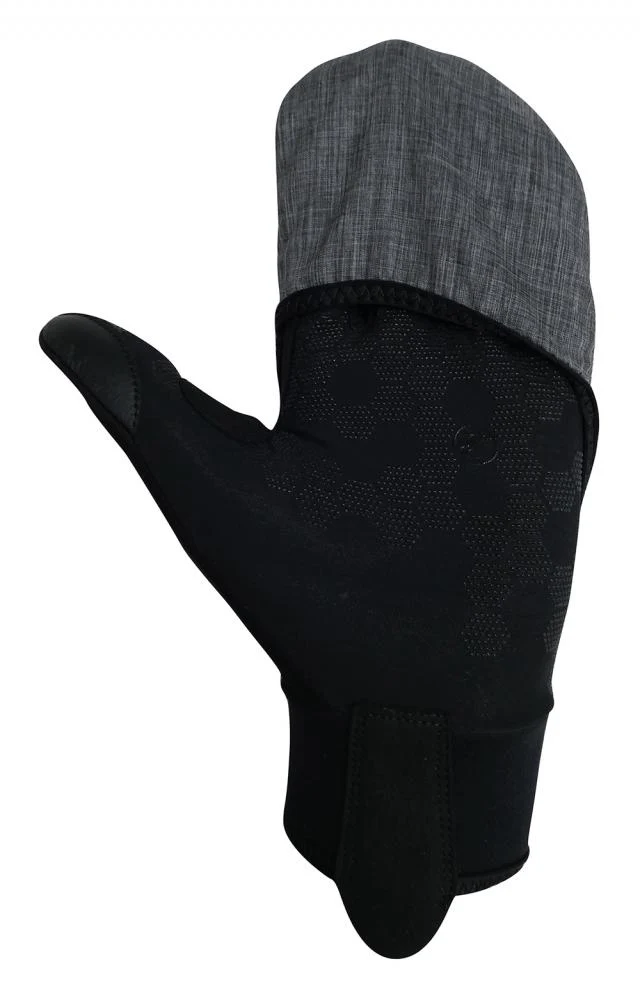 CHIBA Overflap Light - Radhandschuhe L hellgrau, wind- & wasserdicht, Thermofleece, Touchfinger