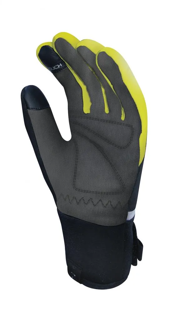 CHIBA Phantom - Winter Radhandschuhe XXL schwarz/neongelb, winddicht & touchfähig