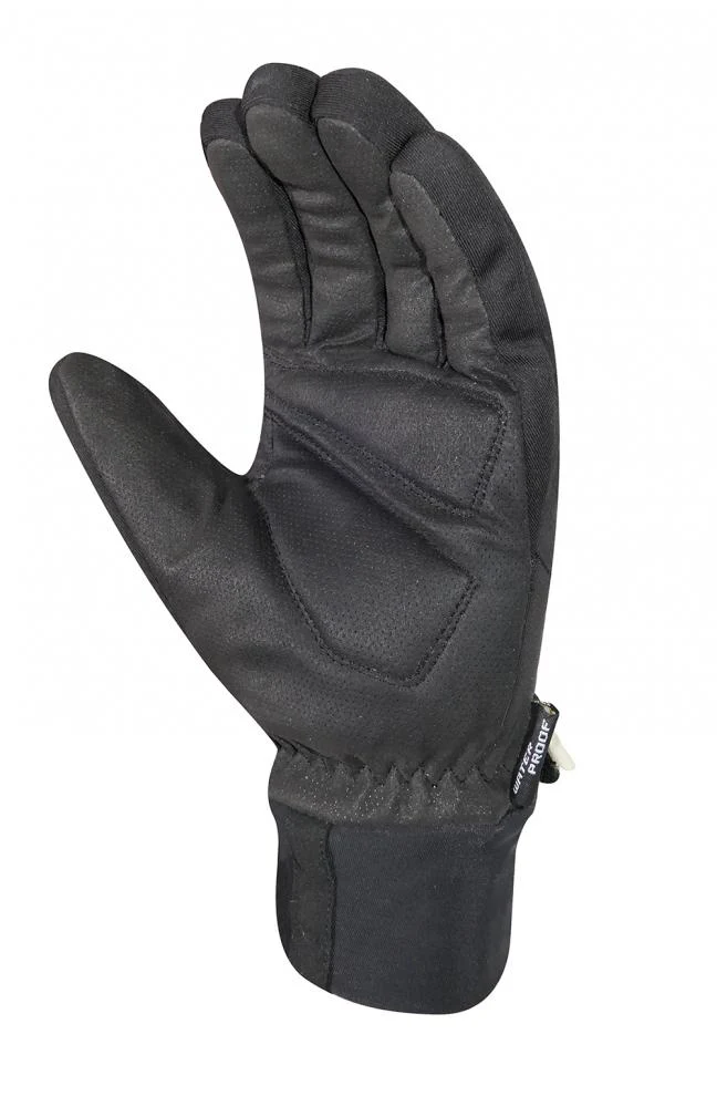 CHIBA Rain Pro - wasserdichte Radhandschuhe L schwarz/weiß, atmungsaktiv, Touchfinger