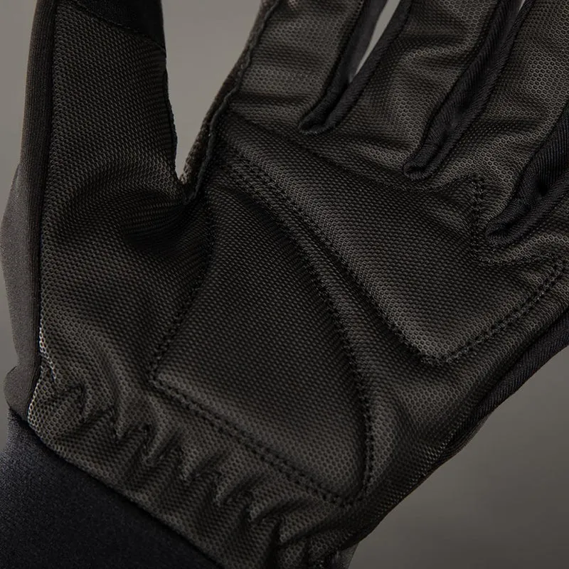 CHIBA Phantom - Radhandschuhe Softshell, winddicht, Touchfinger, schwarz/schwarz, Gr. M