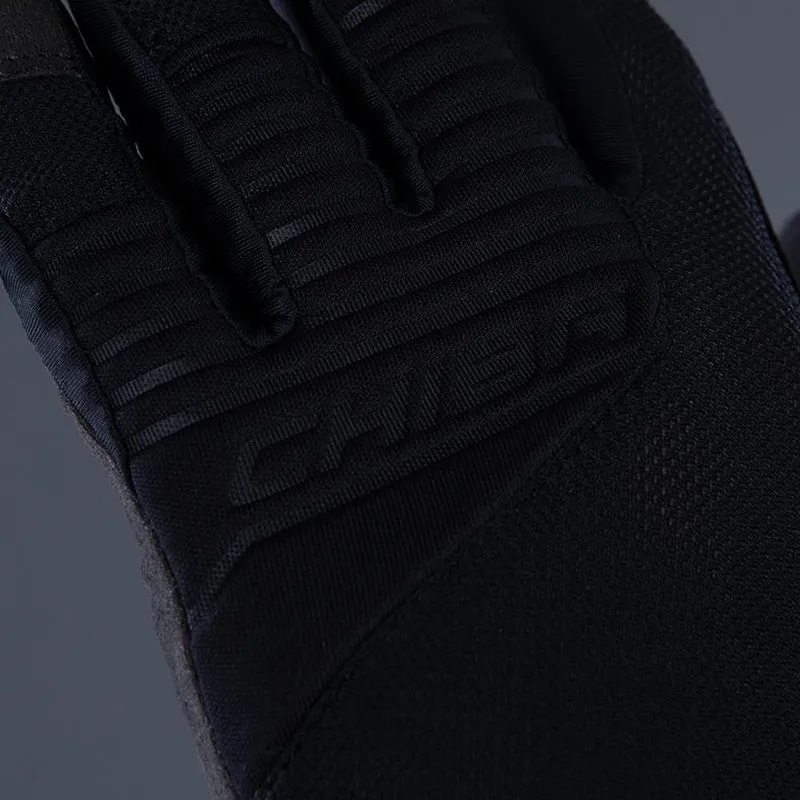 CHIBA Blade - Radhandschuhe kurz, schwarz/schwarz, S, atmungsaktiv mit Touchfinger