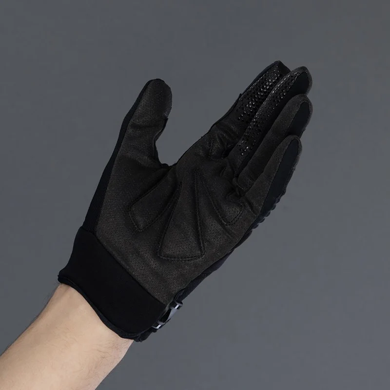 CHIBA Blade - Radhandschuhe kurz, schwarz/schwarz, S, atmungsaktiv mit Touchfinger