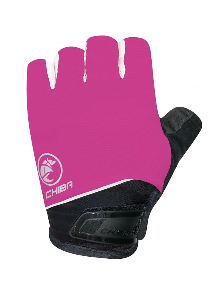 CHIBA BioXCell Lady - Radhandschuhe Damen, pink, Größe L, gepolstert