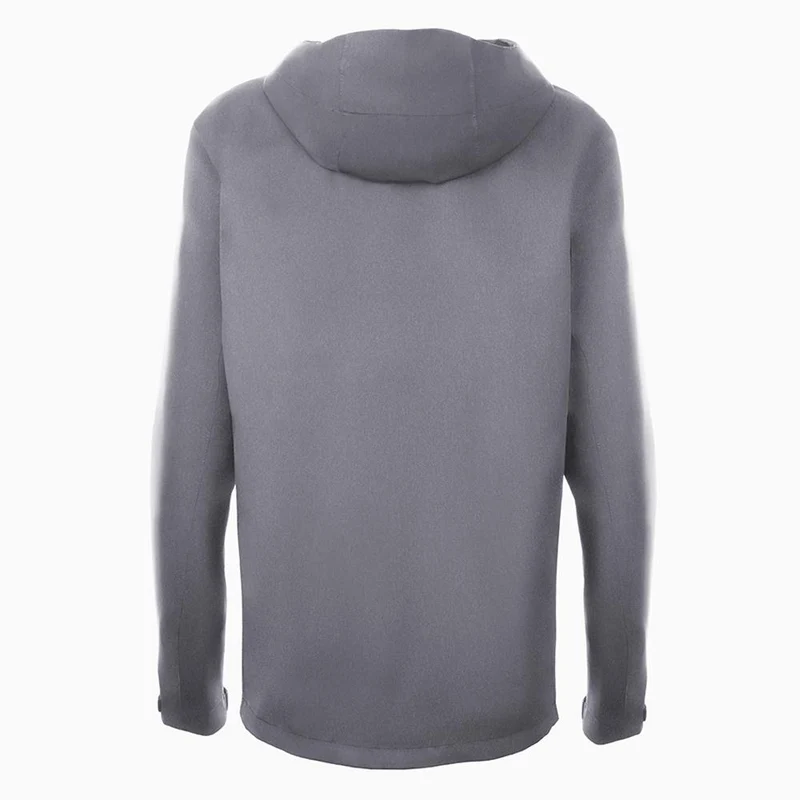 CHIBA Rainjacket Herren - wasserdicht, winddicht, atmungsaktiv, 4XL, hellgrau