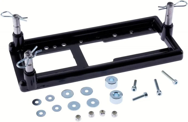 Pletscher Gepäckträgerbox 15 L - abschließbare Fahrradbox mit 3-Punkt-Adapter, robustes Kunststoffgehäuse, 43×19×24 cm, bis 30 kg belastbar, schwarz, 1,383 kg