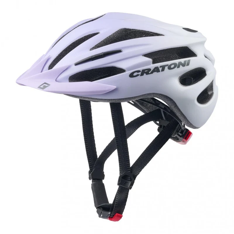 CRATONI Pacer Junior Fahrradhelm S-M 54-58 cm lavender-white matt